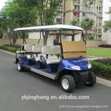 Venta directa de la fábrica de 8 asientos carro de golf eléctrico para hacer turismo, certificado del CE del carro del transbordador